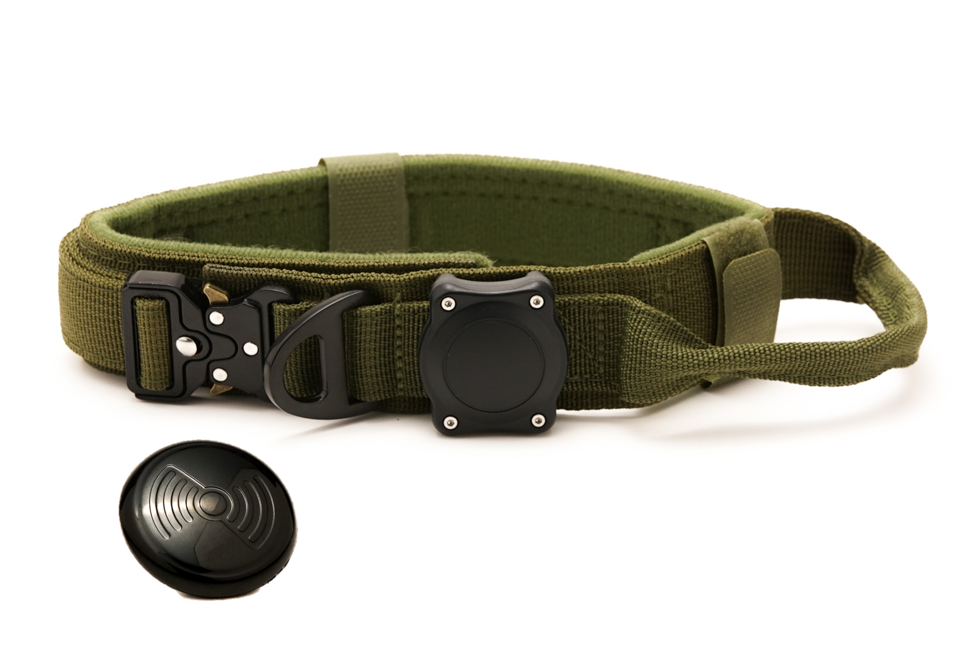 Heavy Duty Dog Collar + Tracker - Bundle