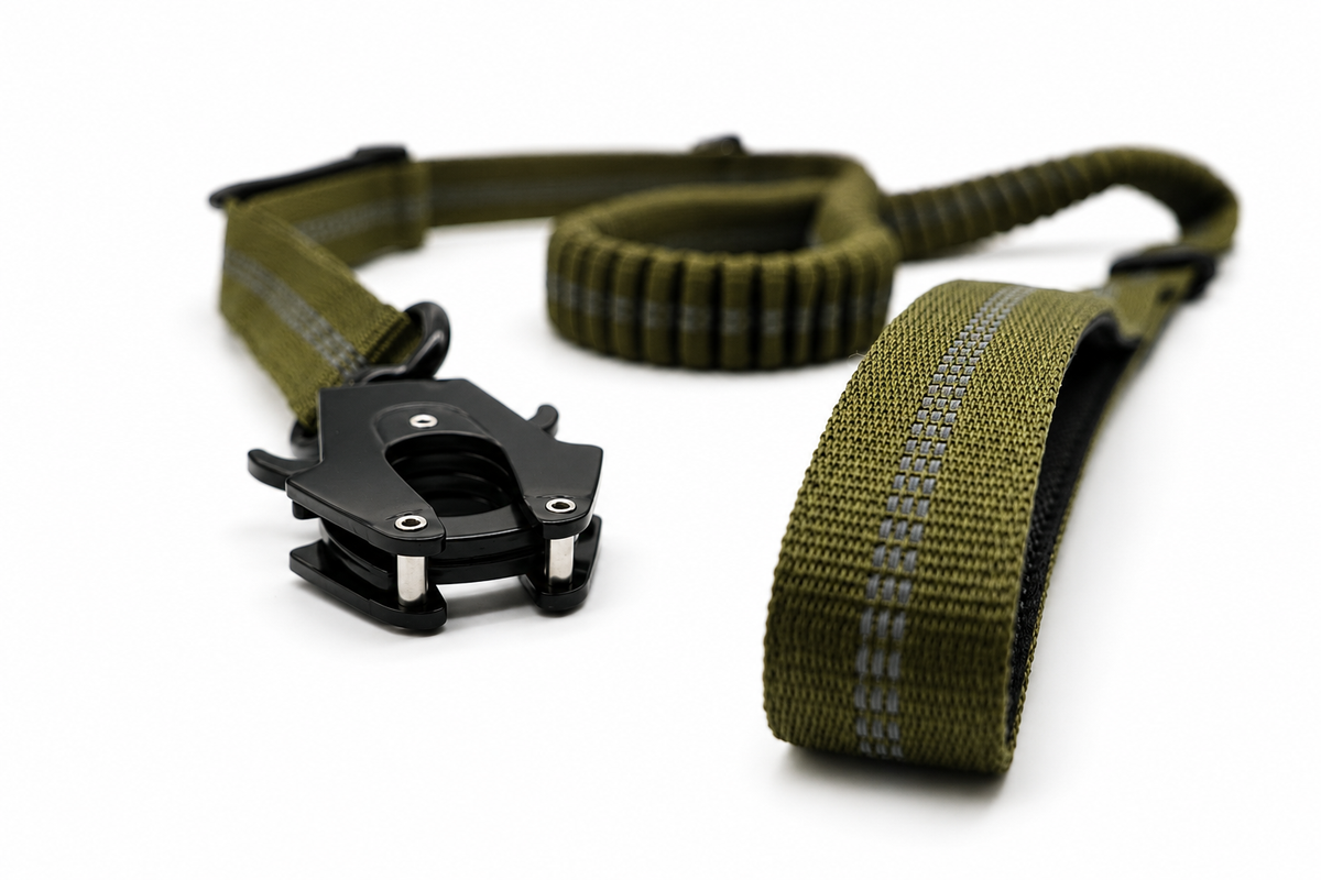Heavy Duty Bungee Leash with Seat Belt