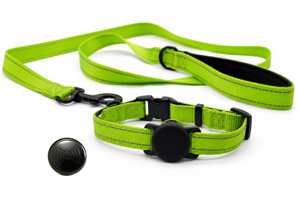 Everyday Dog - Neon Green Straight Leash - Bundle